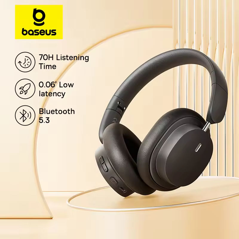 Anc Wireless Over Ear Headphones - Baseus Bowie D05 casque sans fil