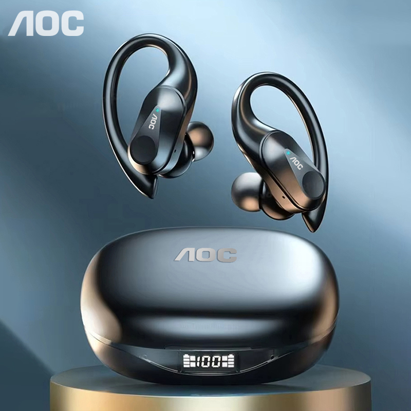 Type C Wired Earphones With Mic - Casque de sport sans fil AOC