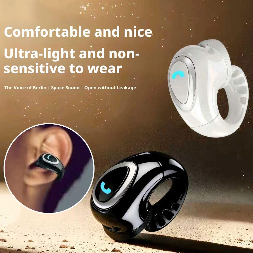 Open Ear Air Conduction Headphones - Écouteurs sans fil Bluetooth à clip