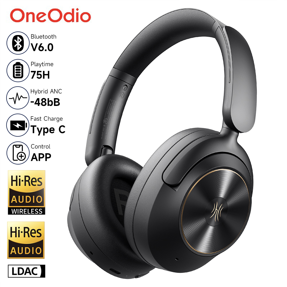 Anc Wireless Over Ear Headphones - Oneodio A6 ANC casque sans fil