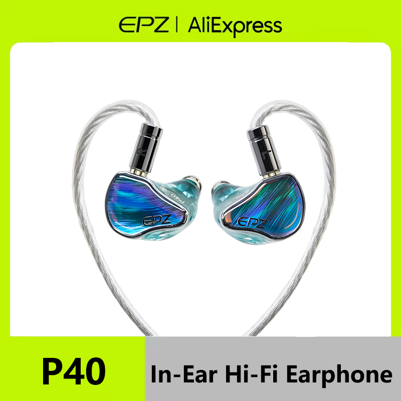 Planar Magnetic Iem Earphones - Écouteurs intra-auriculaires EPZ P40 HiFi IEMs,
