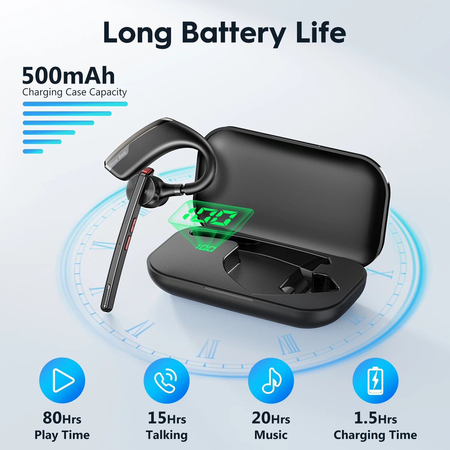 Écouteurs sans fil Bluetooth 5 - Open Ear Air Conduction Headphones avis et prix
