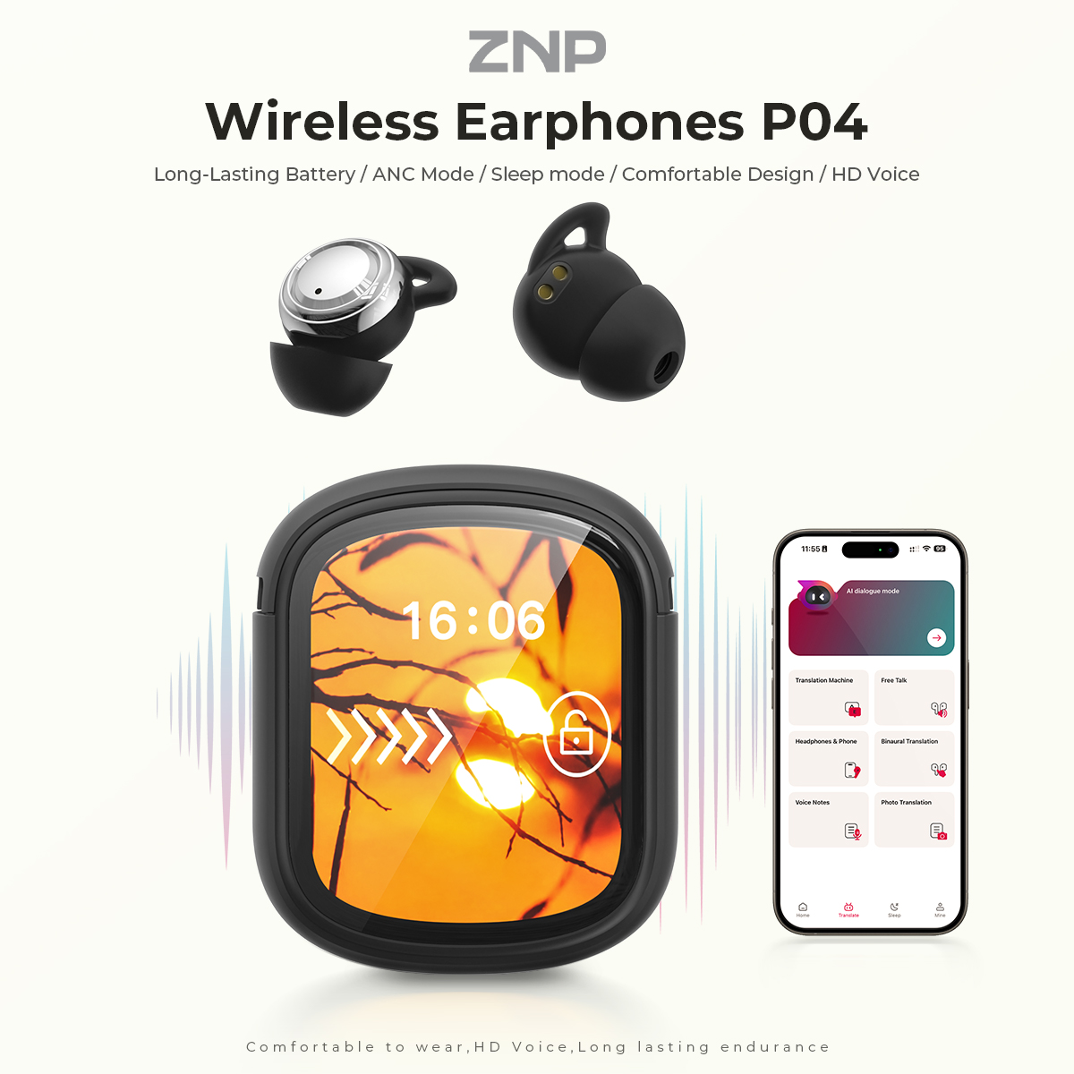 Écouteurs ZNP P04 pour l'aide  - Headphones avis et prix