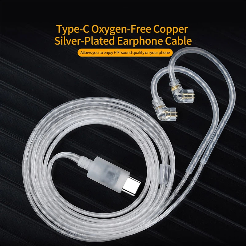 Câble pour écouteurs KZ, câble - Type C Wired Earphones With Mic avis et prix