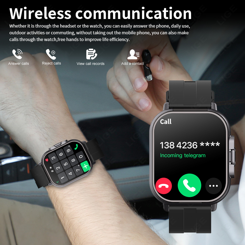 LIGE Nouvelle Montre Intellige - Tws Earbuds Bluetooth 5.3 avis et prix