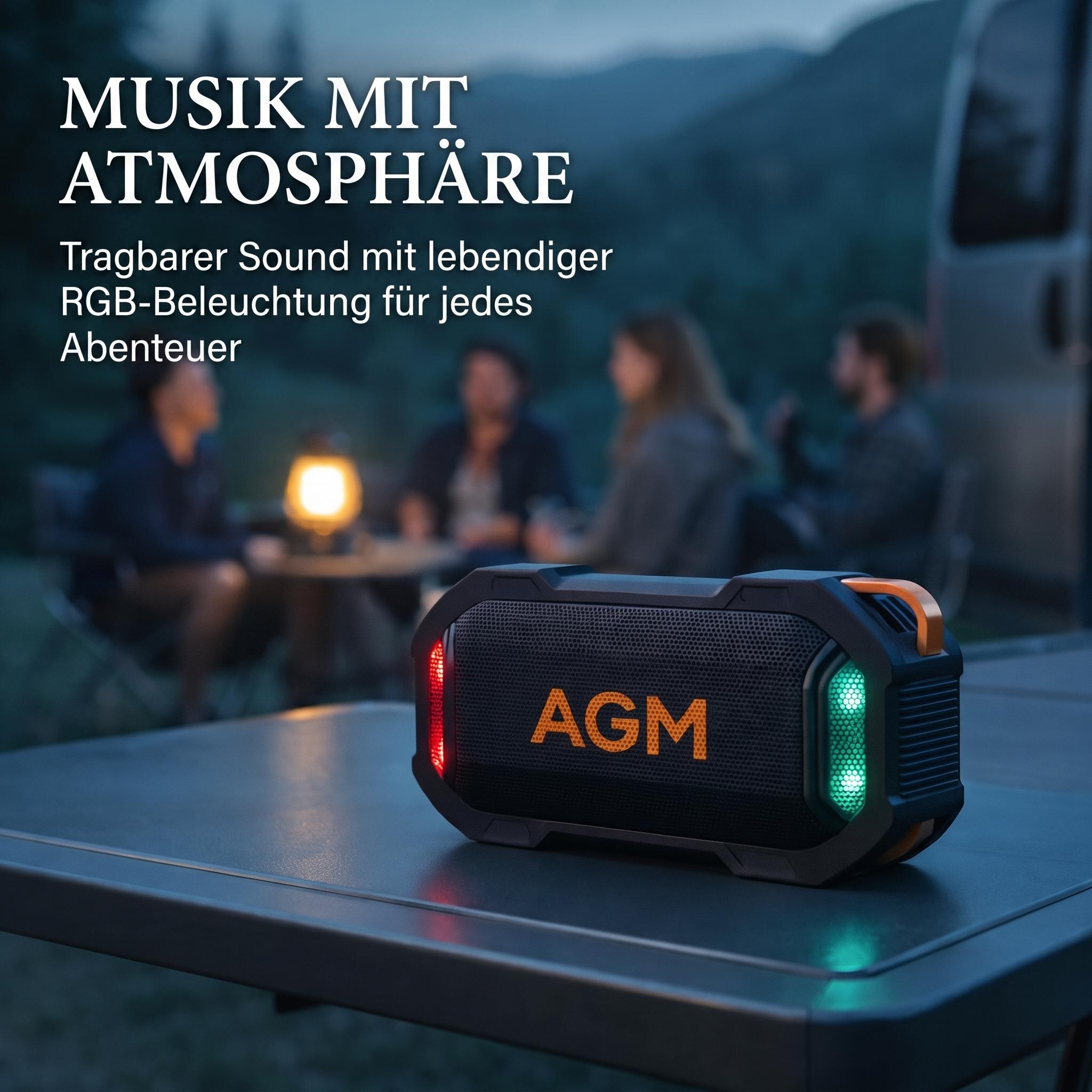 AGM MAG ROCK, enceinte sans fi - Portable Bluetooth Speaker Waterproof Ipx7 avis et prix