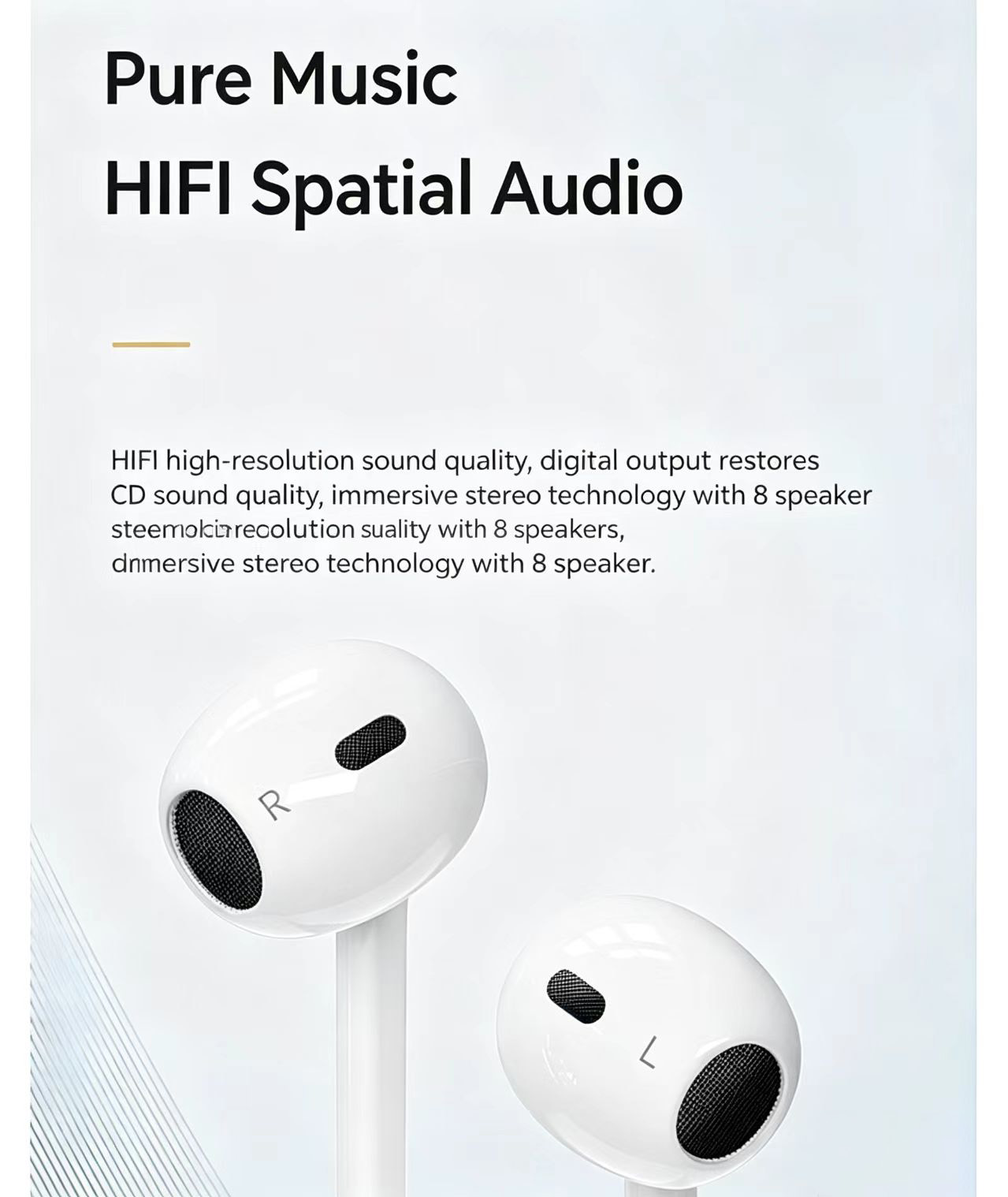 Écouteurs filaires semi-intra- - Type C Wired Earphones With Mic avis et prix