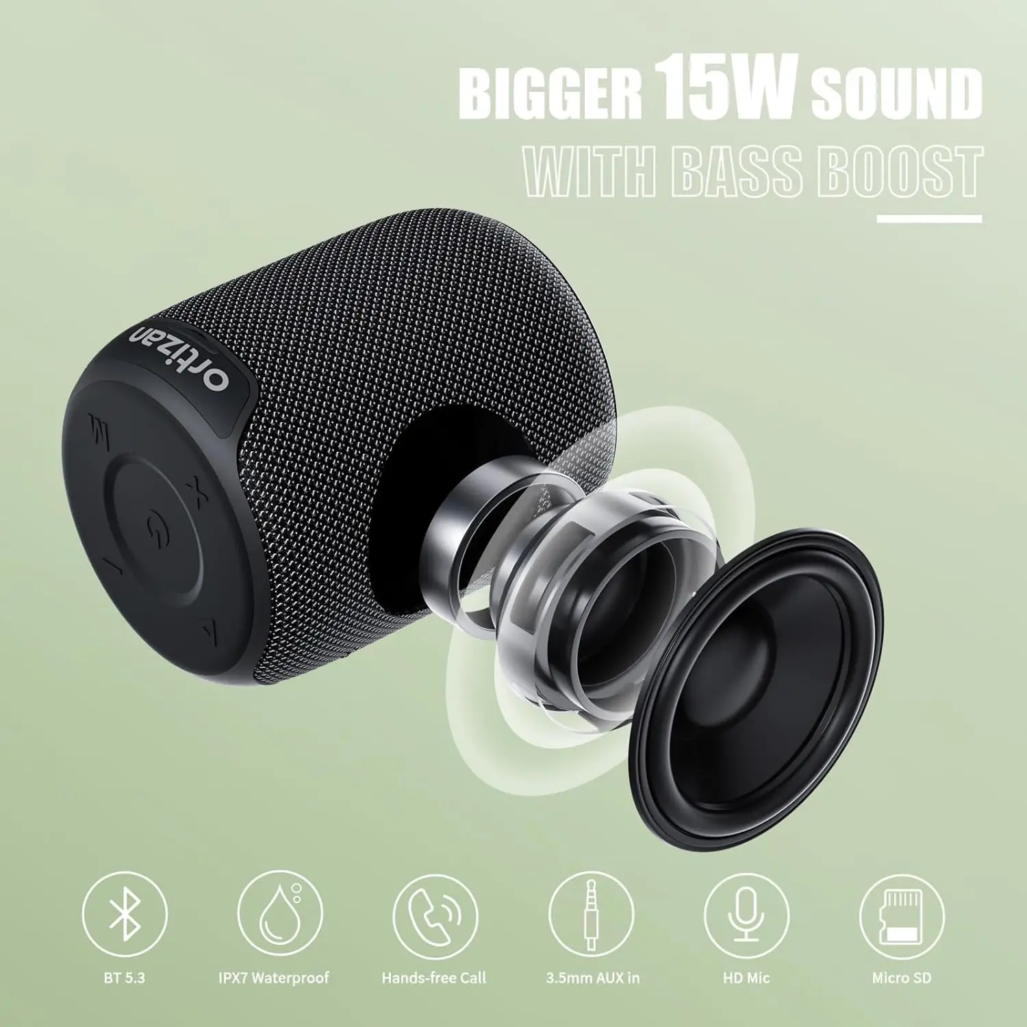 Ortizan-HautréusBluetooth port - Portable Bluetooth Speaker Waterproof Ipx7 avis et prix