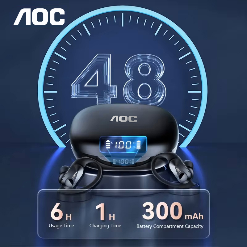 Casque de sport sans fil AOC B - Type C Wired Earphones With Mic avis et prix