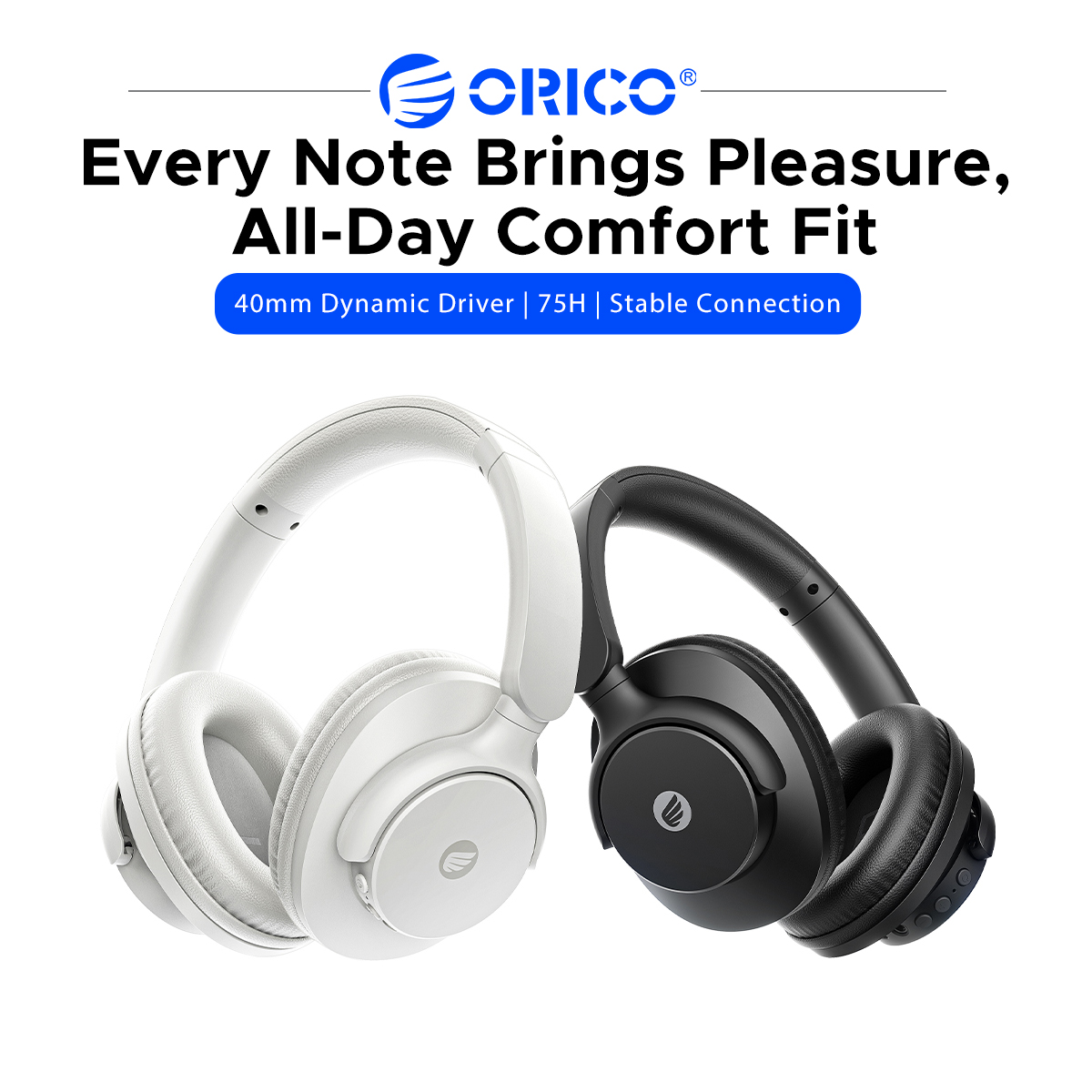 Casque Bluetooth sans fil ORIC - Anc Wireless Over Ear Headphones avis et prix