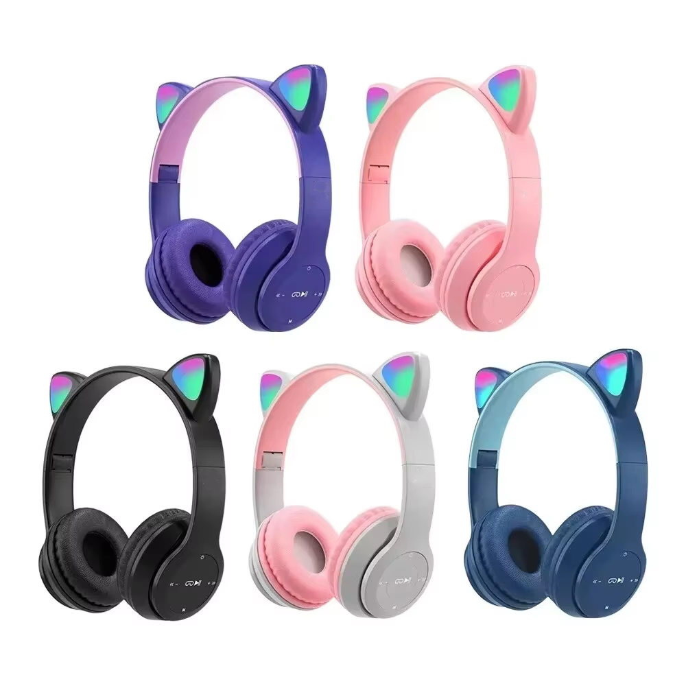 Casque de jeu sans fil pour en - Cat Ear Bluetooth Headset Led avis et prix