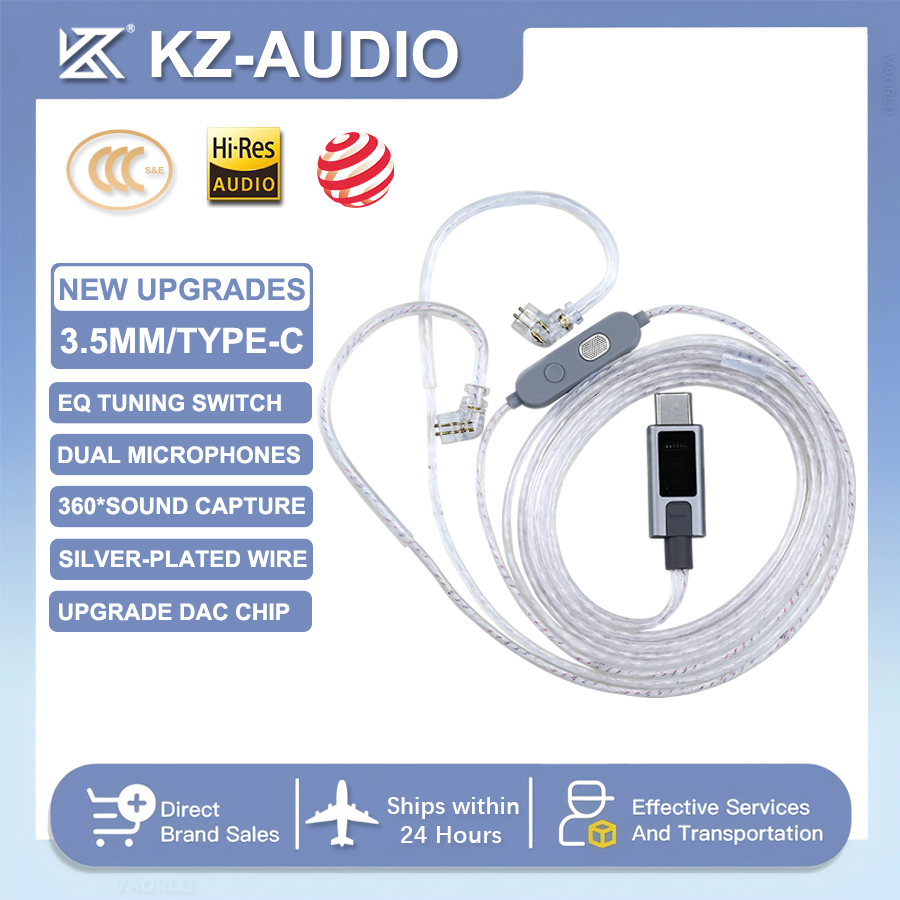 Câble d'écouteurs plaqué argen - Type C Wired Earphones With Mic avis et prix