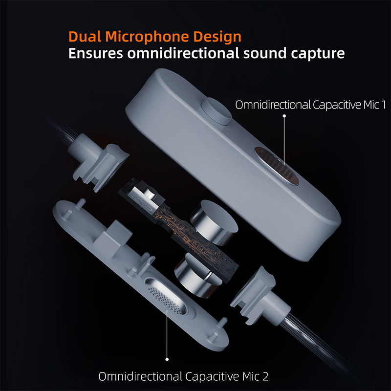 Câble d'écouteurs plaqué argen - Type C Wired Earphones With Mic avis et prix